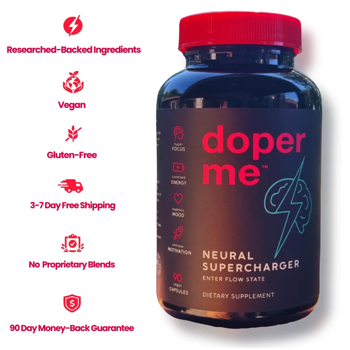 Neural Supercharger Supplement Bottle